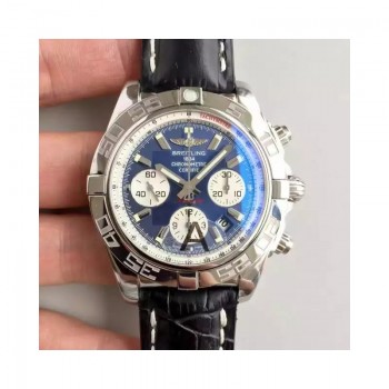 Réplica Breitling Chronomat 44 AB011012/C788/435X/A20BA.1 Mostrador azul em aço inoxidável