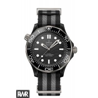 Réplica do relógio OMEGA Seamaster Black Ceramic Antimagnético 210.92.44.20.01.002