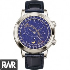 Réplica do relógio Patek Philippe Grand Complications Platinum 6102P-001
