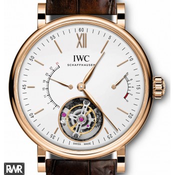 Réplica do relógio IWC Portofino Hand-Wound Tourbillon Retrógrado IW516501