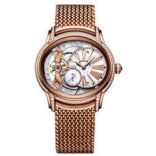 Réplica Relógio Réplica de relógio milenário em ouro rosa Audemars Piguet com corda manual
