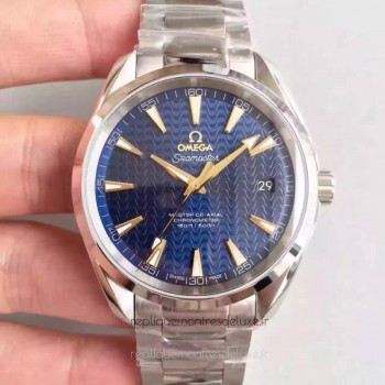 Réplica Omega Seamaster Aqua Terra 150M 231.10.42.21.03.006 41.5MM aco inoxidável Marcador Azul 