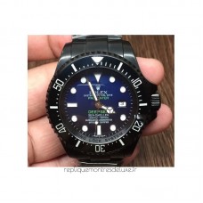 Réplica Rolex Deepsea 116660 Jacques Piccard PVD D-Marcador Azul