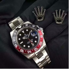 Réplica Rolex GMT-Master II 116710BLNR UR Aco Inoxidável Marcador Preto