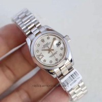 Réplica Rolex Lady Datejust 28 279166 28MM Aco Inoxidável Mother Of Pearl Dial