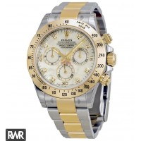 Réplica Rolex Cosmograph Daytona madrepérola dial diamante pulseira Oyster 116523-MDO