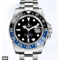 Rolex GMT-Master II 116710BLNR-78200 Cerachrom Preto e Azul Bezel Automático réplica relógio