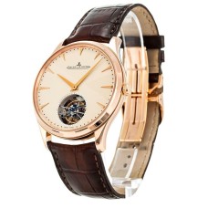 Réplica do relógio masculino Jaeger LeCoultre Master Ultra Thin Tourbillon 1322410