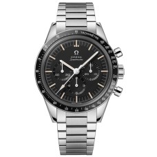 Cópia Omega Speedmaster Calibre 321 Cronógrafo 39,7 mm Relógio masculino de aço com mostrador preto 311.30.40.30.01.001