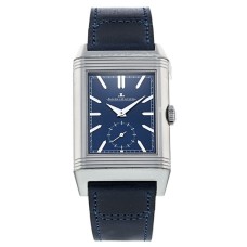 Relógio masculino Jaeger LeCoultre Reverso Tribute com mostrador azul falso 3988482