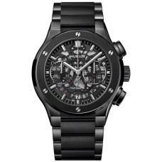 Cópia Hublot Classic Fusion Aerofusion Black Magic Skeleton Dial Relógio masculino 528.CM.0170.CM