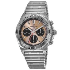 Cópia Breitling Chronomat B01 42 Relógio cronógrafo de cobre com mostrador em aço inoxidável AB0134101K1A1