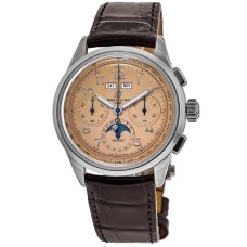 Cópia Breitling Premier Cronógrafo 42 B25 Datora Relógio Masculino com Mostrador de Cobre AB2510201K1P1