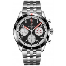 Réplica Breitling Classic Avi Chronograph 42 Mosquito Black Dial Steel Relógio masculino Y233801A1B1A1