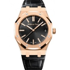 Relógio Audemars Piguet Royal Oak Automático 50º Aniversário Ouro Rosa 41 mm Mostrador Preto 15510OR.OO.D002CR.01
