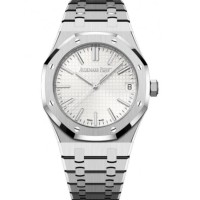 Relógio Audemars Piguet Royal Oak Automático 50º Aniversário em Aço Inoxidável 41 mm Mostrador Prateado com Índices 15510ST.OO.1320ST.03