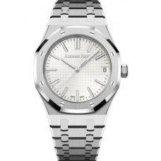 Relógio Audemars Piguet Royal Oak Automático 50º Aniversário em Aço Inoxidável 41 mm Mostrador Prateado com Índices 15510ST.OO.1320ST.03
