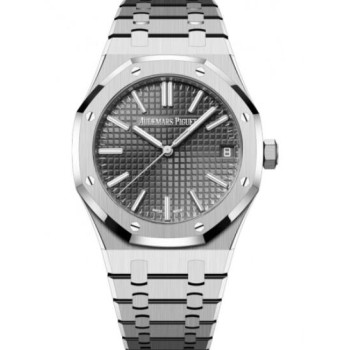 Relógio Audemars Piguet Royal Oak Automático 50º Aniversário em Aço Inoxidável 41 mm Mostrador Cinza com Índices 15510ST.OO.1320ST.05