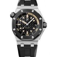 Relógio Audemars Piguet Royal Oak Offshore Diver em ouro branco 42 mm com mostrador preto 15720CN.OO.A002CA.01 - NOVO Relógio Audemars Piguet Royal Oak Offshore Diver em ouro branco 42 mm com mostrador preto 15720CN.OO.A002CA.01 - NOVO