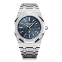 Relógio Audemars Piguet Royal Oak Jumbo Extra Fino em Aço Inoxidável 39mm Azul 16202ST.OO.1240ST.01