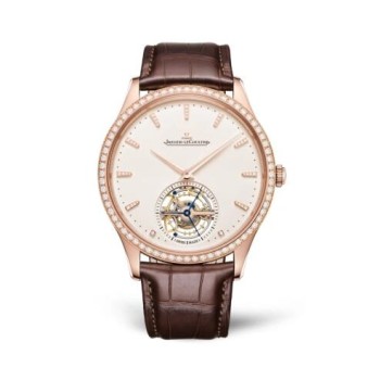 Relógio Jaeger-LeCoultre Master Tourbillon Ultrathin em Ouro Rosa com Diamantes 1682401