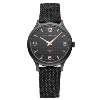 Relógio masculino automático Chopard LUC, mostrador preto, 168592-3003 (réplica) Relógio masculino automático Chopard LUC, mostrador preto, 168592-3003 (réplica)