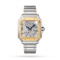 Relógio Cartier Santos De Cartier Grande de corda manual, caixa em aço e ouro amarelo WHSA0019 Relógio Cartier Santos De Cartier Grande de corda manual, caixa em aço e ouro amarelo WHSA0019