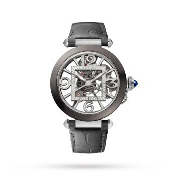 Relógio Cartier Pasha De Cartier Skeleton com Movimento Mecânico Automático WHPA0017 Relógio Cartier Pasha De Cartier Skeleton com Movimento Mecânico Automático WHPA0017