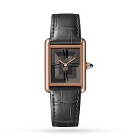 Relógio Cartier Tank Louis Cartier Grand Manufacture com Movimento Mecânico de Corda Manual em Ouro Rosa WGTA0092