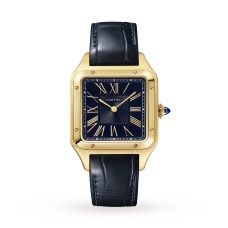 Relógio Cartier Santos-Dumont Grande em ouro amarelo com alta autonomia e mecanismo de quartzo WGSA0077