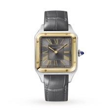 Relógio Cartier Santos-Dumont Grande em ouro amarelo com alta autonomia de quartzo W2SA0028