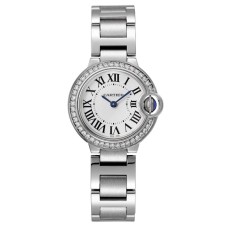 Cartier Ballon Bleu De Cartier Relógio com movimento de quartzo de 28 mm W4BB0030 Cartier Ballon Bleu De Cartier Relógio com movimento de quartzo de 28 mm W4BB0030