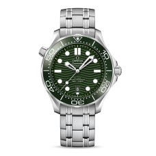 Relógio masculino Omega Seamaster Diver 300m Co-Axial Master Chronometer 42mm verde O21030422010001 Relógio masculino Omega Seamaster Diver 300m Co-Axial Master Chronometer 42mm verde O21030422010001
