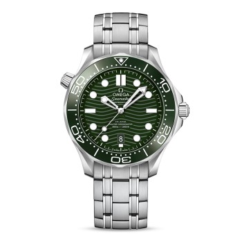 Relógio masculino Omega Seamaster Diver 300m Co-Axial Master Chronometer 42mm verde O21030422010001 Relógio masculino Omega Seamaster Diver 300m Co-Axial Master Chronometer 42mm verde O21030422010001