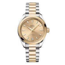 Relógio feminino Omega Seamaster Aqua Terra Shades 34mm, amarelo, O22020342008001 Relógio feminino Omega Seamaster Aqua Terra Shades 34mm, amarelo, O22020342008001