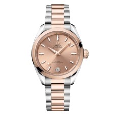 Relógio feminino Omega Seamaster Aqua Terra Shades 34mm, rosa O22020342010001 Relógio feminino Omega Seamaster Aqua Terra Shades 34mm, rosa O22020342010001