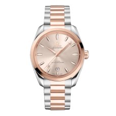 Relógio feminino Omega Seamaster Aqua Terra Shades 38mm, cor marfim O22020382009001 Relógio feminino Omega Seamaster Aqua Terra Shades 38mm, cor marfim O22020382009001