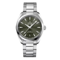 Relógio masculino Omega Seamaster Aqua Terra 150M 38mm verde O22010382010003 Relógio masculino Omega Seamaster Aqua Terra 150M 38mm verde O22010382010003