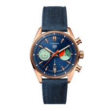 Relógio masculino TAG Heuer Carrera Skipper Chronograph 39mm azul CBS2241.FN8023 Relógio masculino TAG Heuer Carrera Skipper Chronograph 39mm azul CBS2241.FN8023