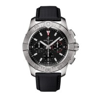 Relógio masculino Breitling Avenger Chronograph B01 44mm com pulseira de couro preta AB0147101B1X1 Relógio masculino Breitling Avenger Chronograph B01 44mm com pulseira de couro preta AB0147101B1X1