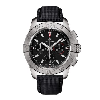 Relógio masculino Breitling Avenger Chronograph B01 44mm com pulseira de couro preta AB0147101B1X1 Relógio masculino Breitling Avenger Chronograph B01 44mm com pulseira de couro preta AB0147101B1X1