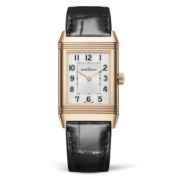Relógio Jaeger-LeCoultre Reverso Classic Médio Fino Ouro Rosa Prata 2542540