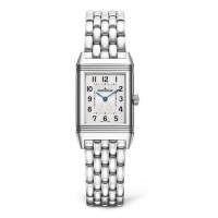 Relógio Jaeger-LeCoultre Reverso Classic Pequeno com Pulseira de Aço Inoxidável Prateada 2608140