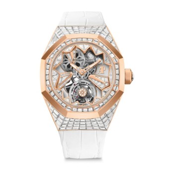 Réplica do Audemars Piguet Royal Oak Concept Flying Tourbillon em ouro rosa 26228OR.ZZ.D011CR.01