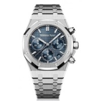 Relógio Audemars Piguet Royal Oak Automático em Aço Inoxidável 41 mm Mostrador Azul 26240ST.OO.1320ST.01