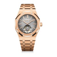 Réplica do Tourbillon automático Audemars Piguet Royal Oak ouro rosa 26530OR.OO.1220OR.01