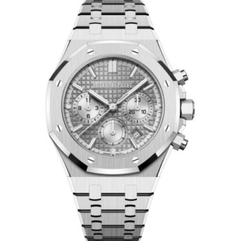 Relógio Audemars Piguet Royal Oak Cronógrafo Automático em Aço Inoxidável 38 mm Mostrador Cinza 26715ST.OO.1356ST.02