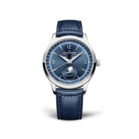 Relógio Jaeger-LeCoultre Master Control Calendar em aço inoxidável com mostrador azul, modelo 4148480 Relógio Jaeger-LeCoultre Master Control Calendar em aço inoxidável com mostrador azul, modelo 4148480