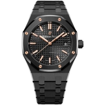 Relógio Audemars Piguet Royal Oak Automático 50º Aniversário em Cerâmica Preta 34mm Mostrador Preto 77350CE.OO.1266CE.01.A