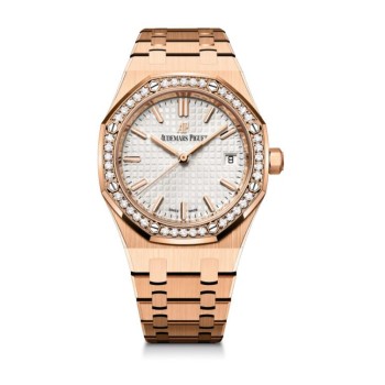 Réplica do Audemars Piguet Royal Oak Selfwinding 34 em ouro vermelho 77351OR.ZZ.1261OR.01